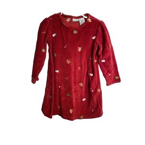 lydia jane baby girls red long sleeve christmas dress‎ size 24 months